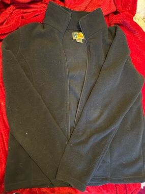 Bass Pro Shops Black Womens Fleece Jacket
